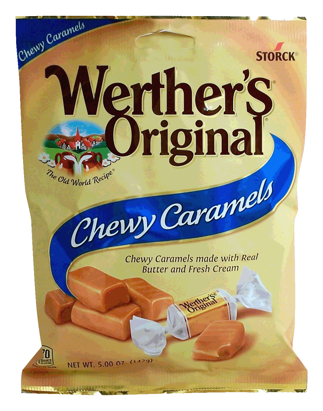 Storck Werther's Original chewy caramel made with real butter Full-Size Picture